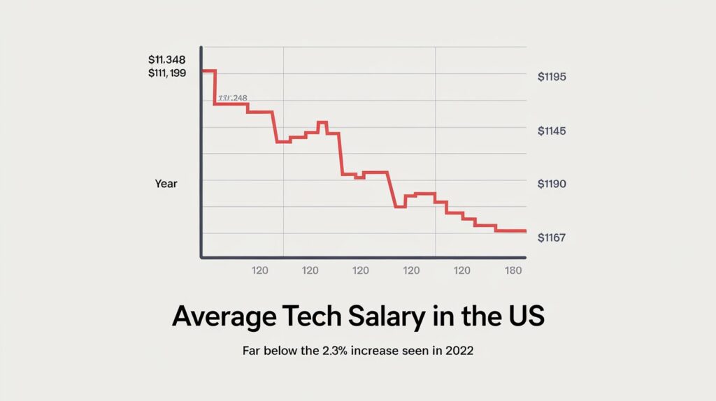 Are software salaries going down