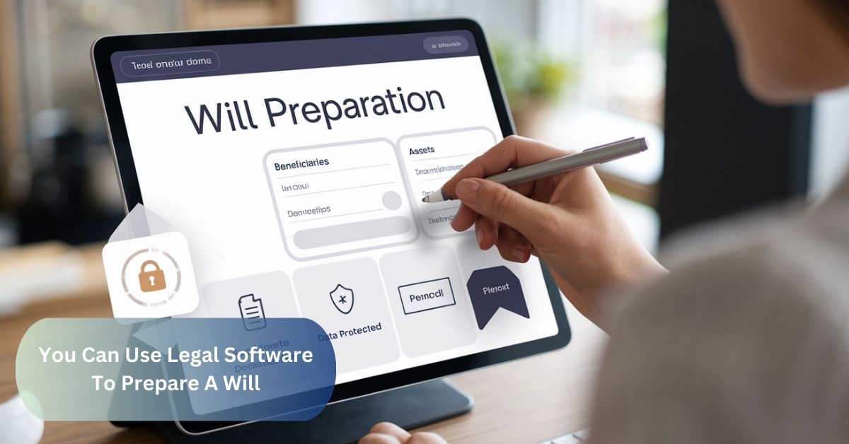 You Can Use Legal Software To Prepare A Will